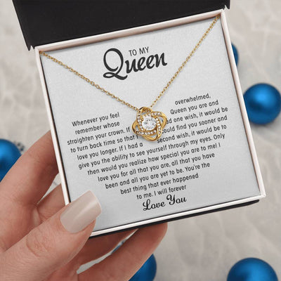 To my Queen - Love pendant necklace