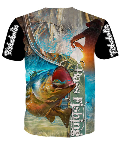 FN Bass Fishing 3D Unisex T-shirt