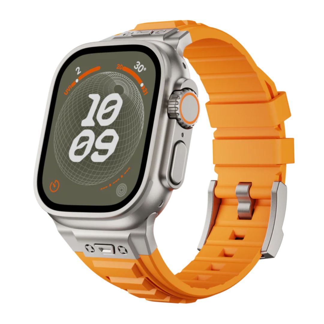 Tactical High Elastic Silicone Straps for Apple Watch