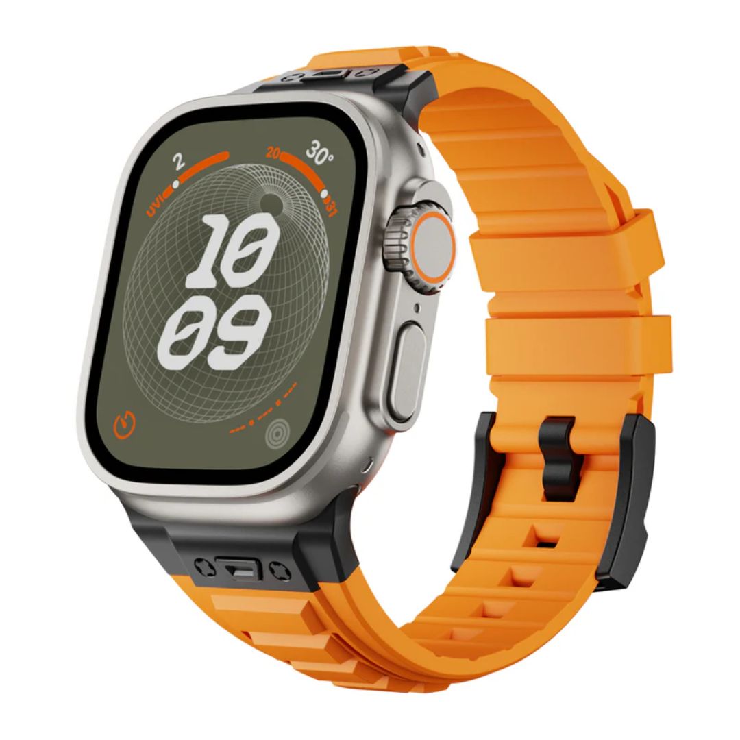 Tactical High Elastic Silicone Straps for Apple Watch