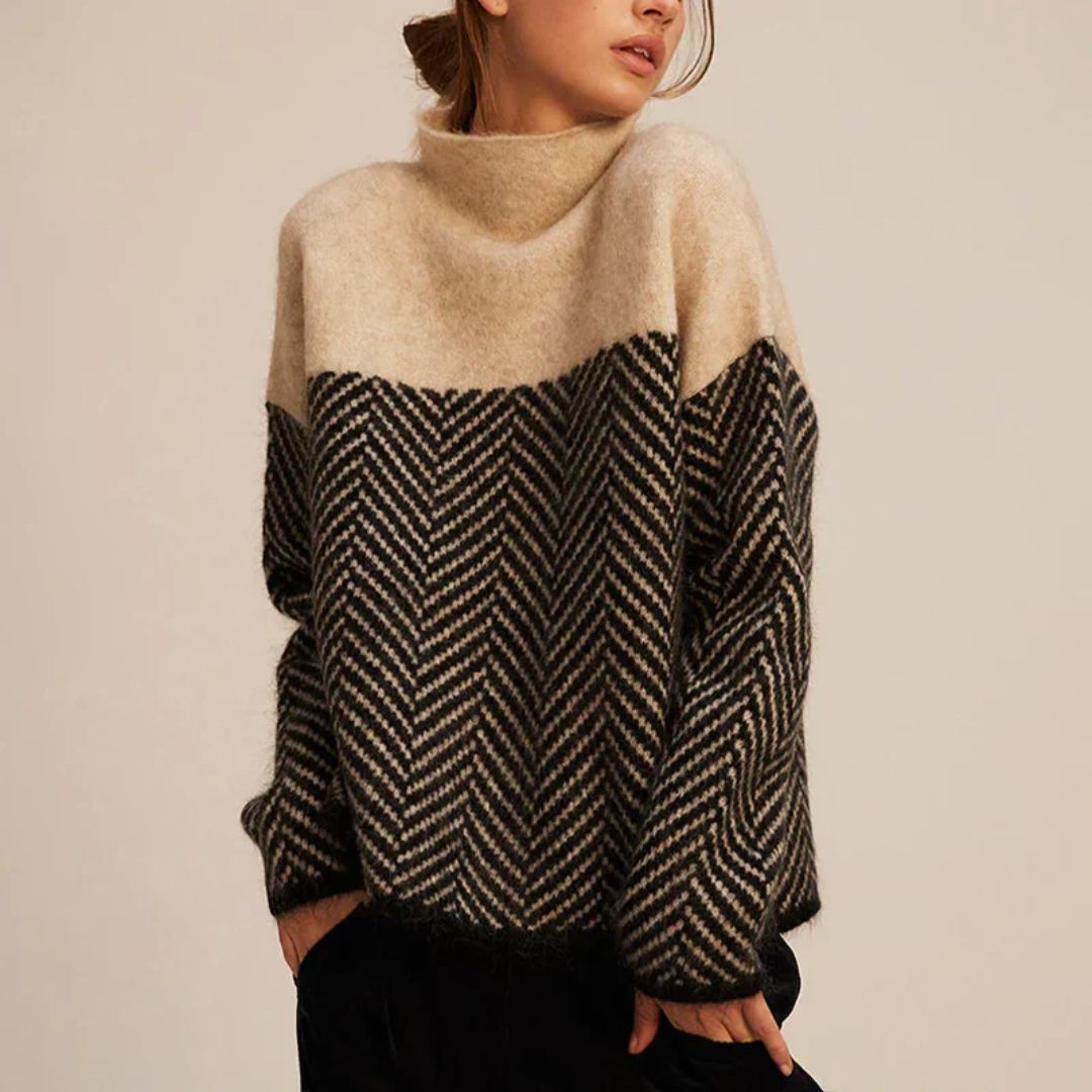 Agathe Classic Roll-Neck Jumper