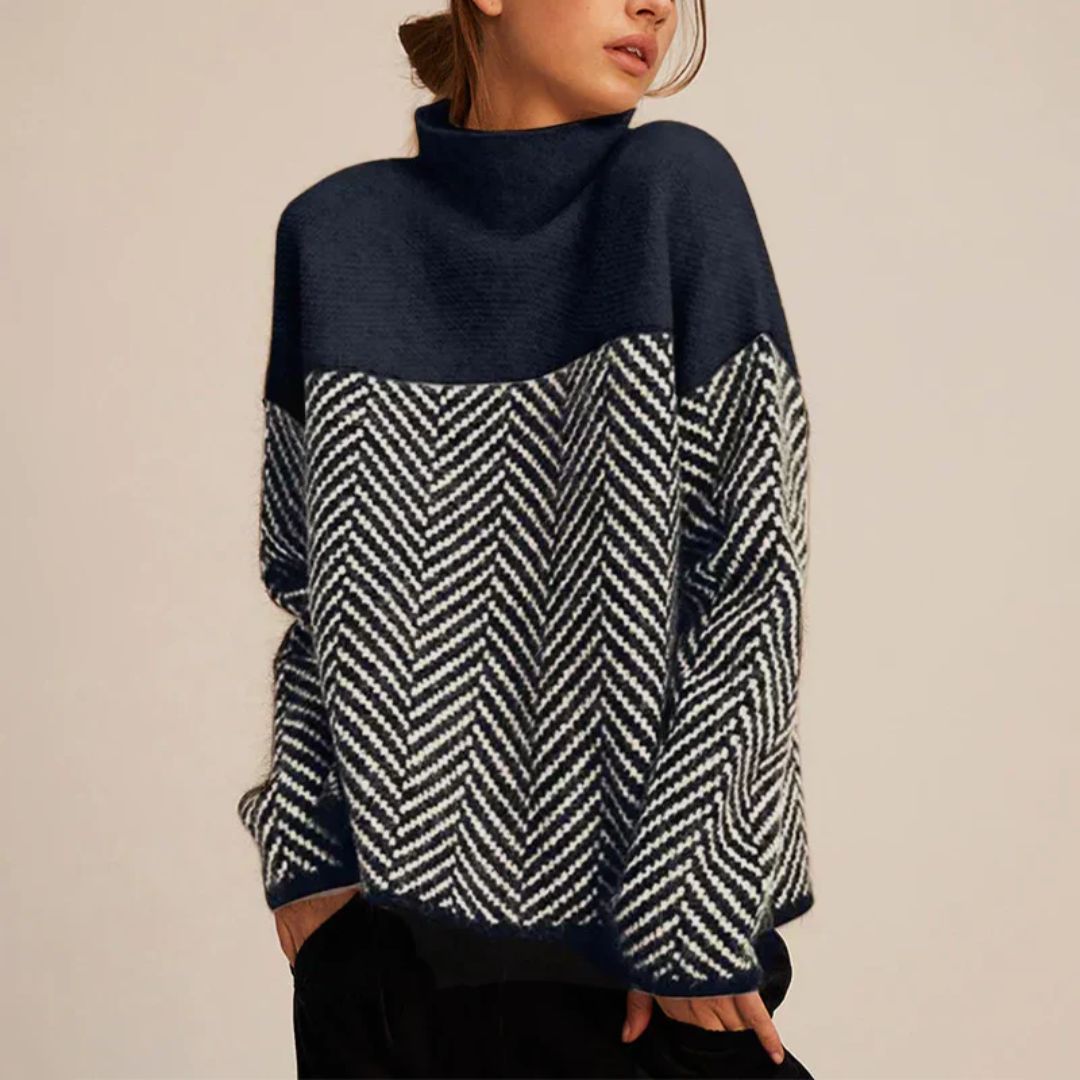 Agathe Classic Roll-Neck Jumper