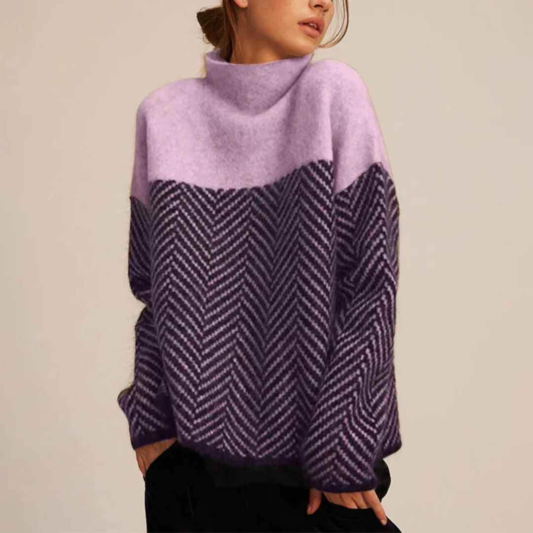 Agathe Classic Roll-Neck Jumper