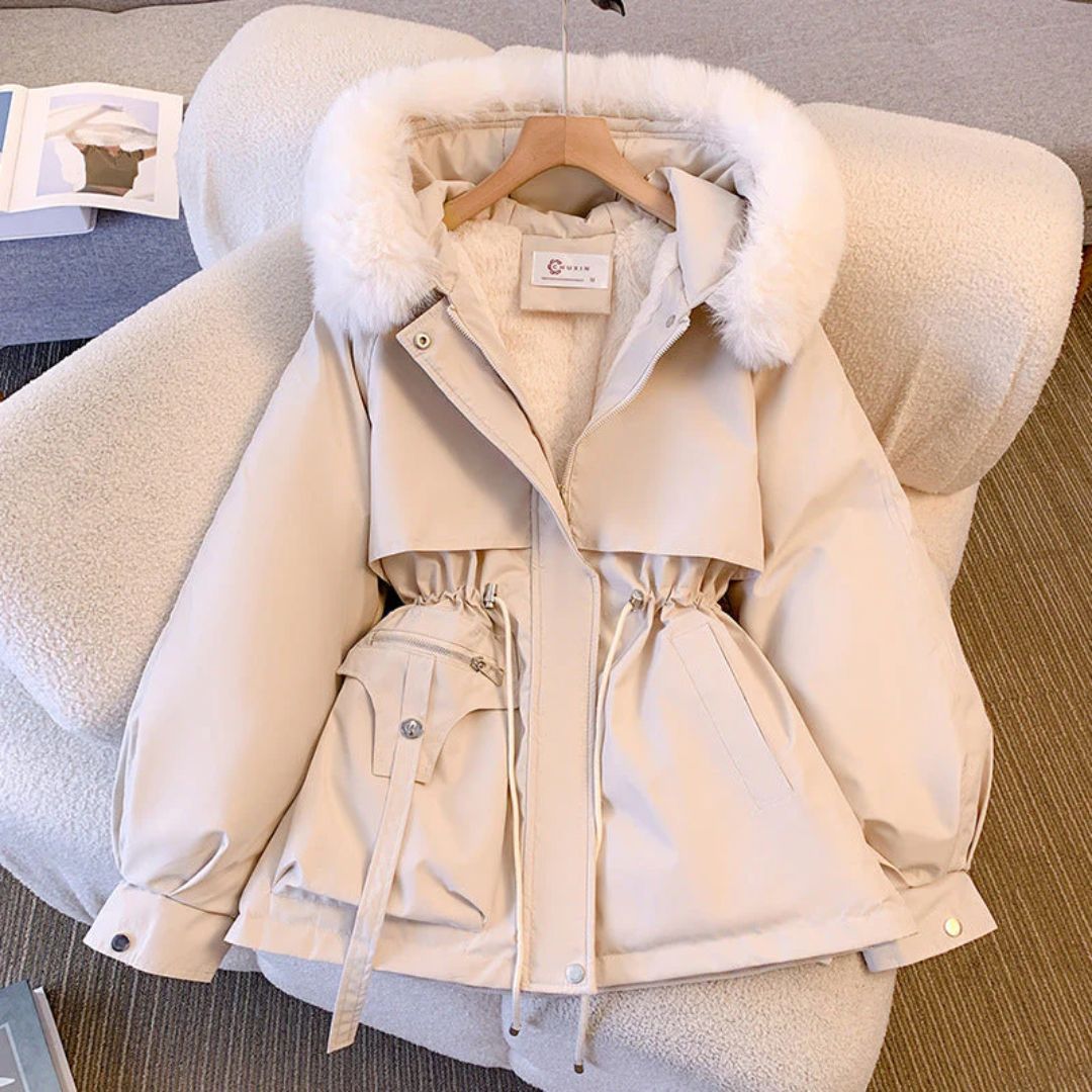 Amy Elegant winter jacket with fur