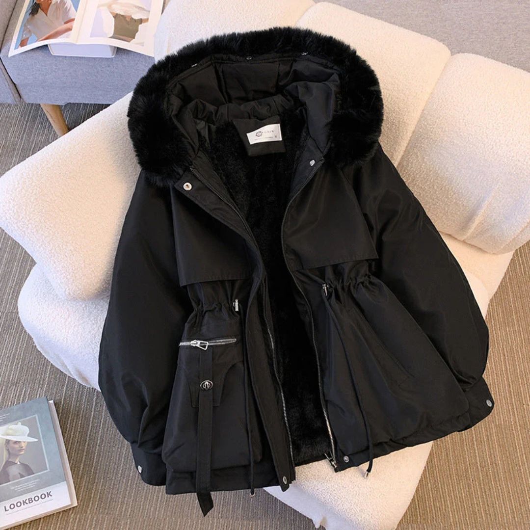 Amy Elegant winter jacket with fur