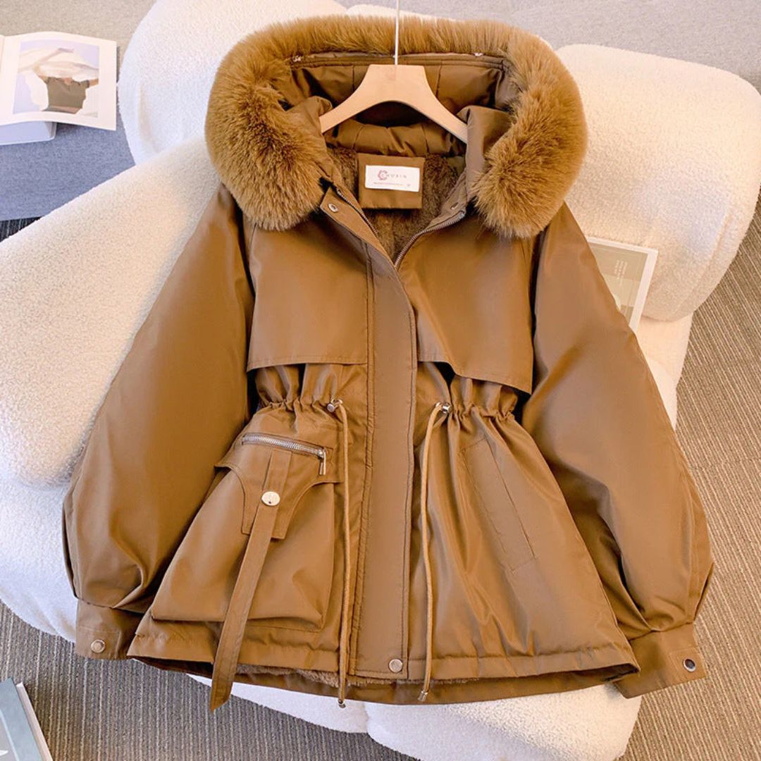 Amy Elegant winter jacket with fur