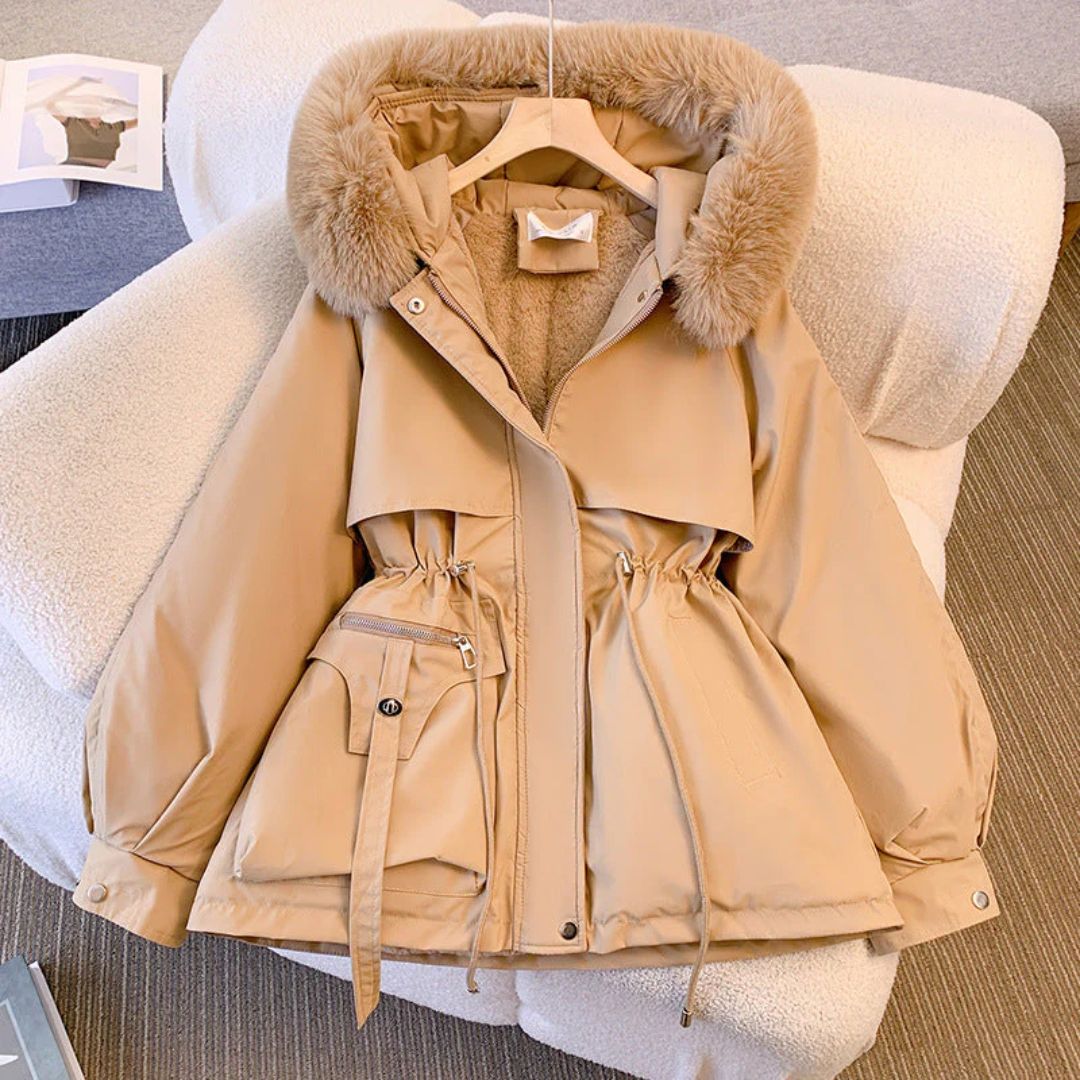 Amy Elegant winter jacket with fur