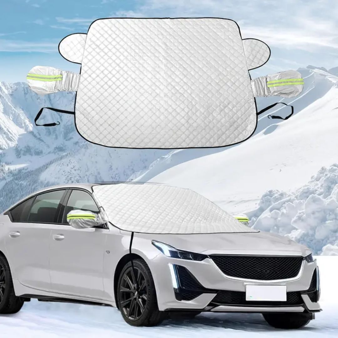 Car Windscreen Snow Cover With Side View Mirror Cover