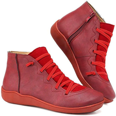 Nina - Comfortable Everyday Leather Ankle Boots