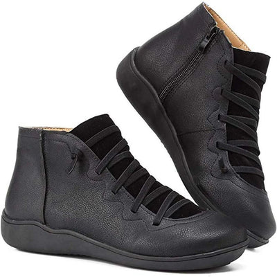 Nina - Comfortable Everyday Leather Ankle Boots