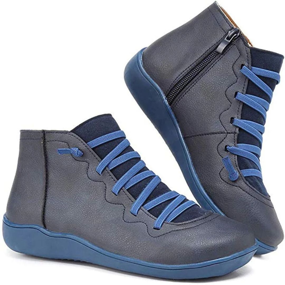 Nina - Comfortable Everyday Leather Ankle Boots