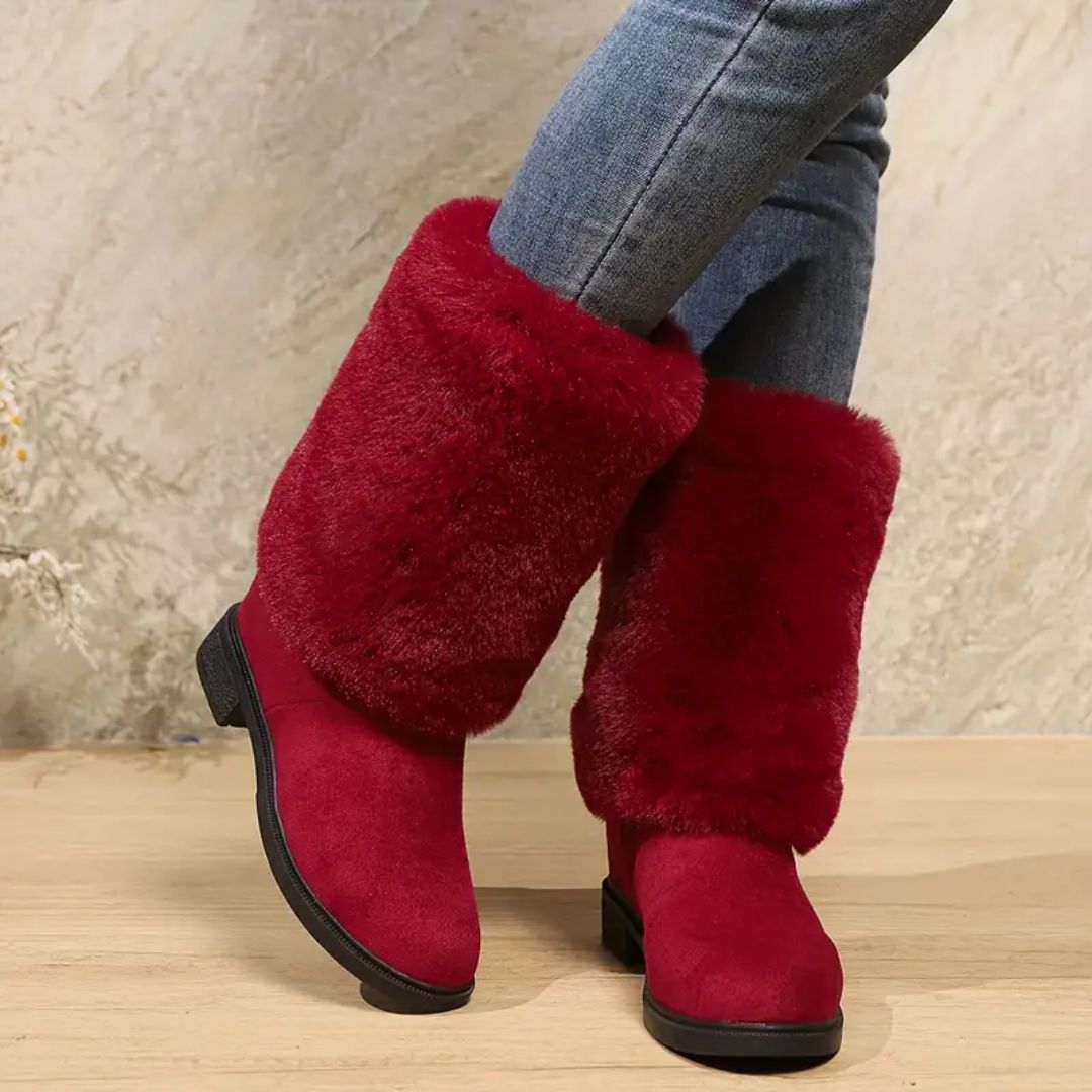 Alpine - Fluffy Mid-Calf Boots