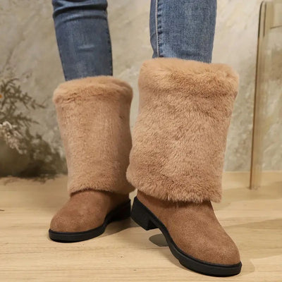 Alpine - Fluffy Mid-Calf Boots