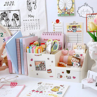 Kawaii Multifunctional Desktop Organiser