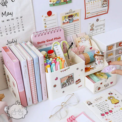 Kawaii Multifunctional Desktop Organiser