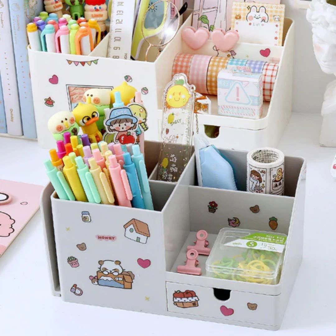 Kawaii Multifunctional Desktop Organiser