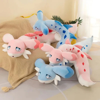 Melody and Sofi the Long Hybrid Dragon Plushies