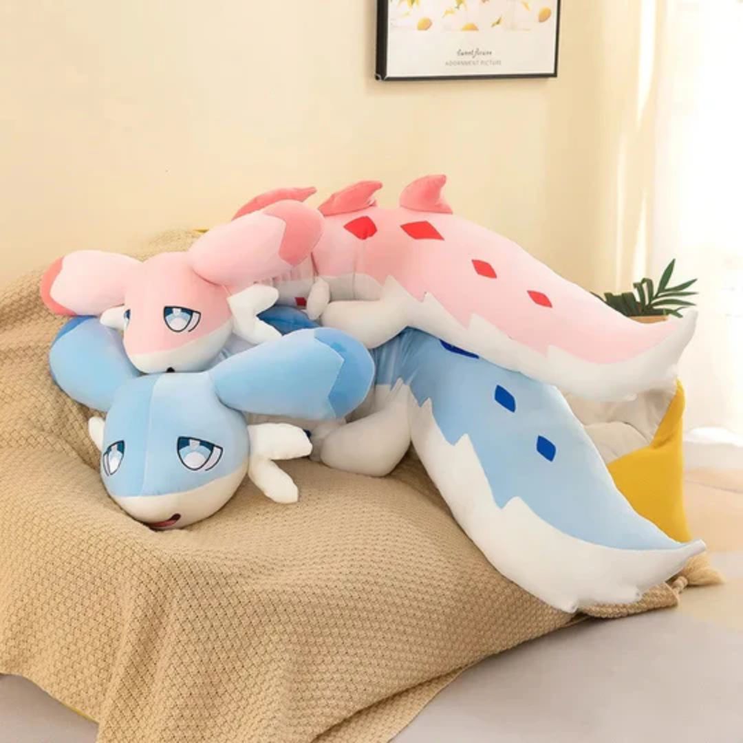 Melody and Sofi the Long Hybrid Dragon Plushies