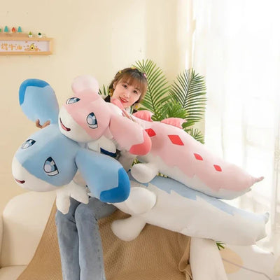 Melody and Sofi the Long Hybrid Dragon Plushies