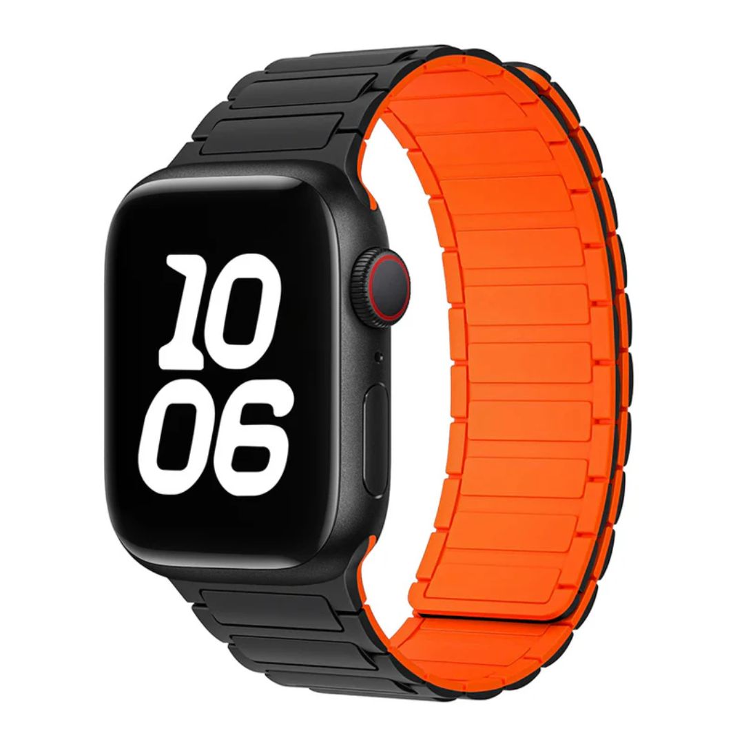 Silicone Magnetic Loop Straps For Apple Watch