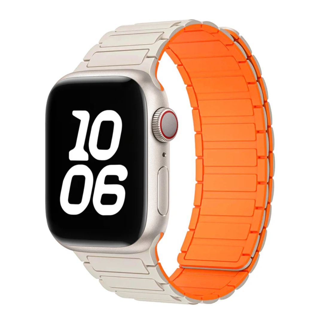 Silicone Magnetic Loop Straps For Apple Watch