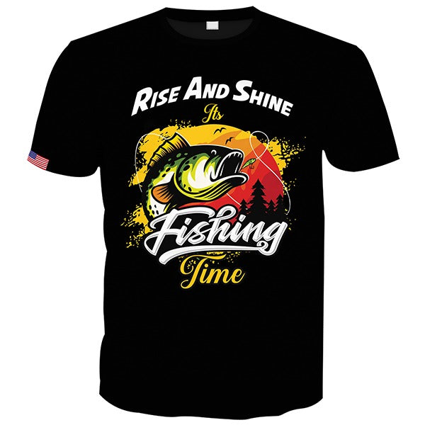 Rise And Shine It's Fishing Time Unisex T-shirt