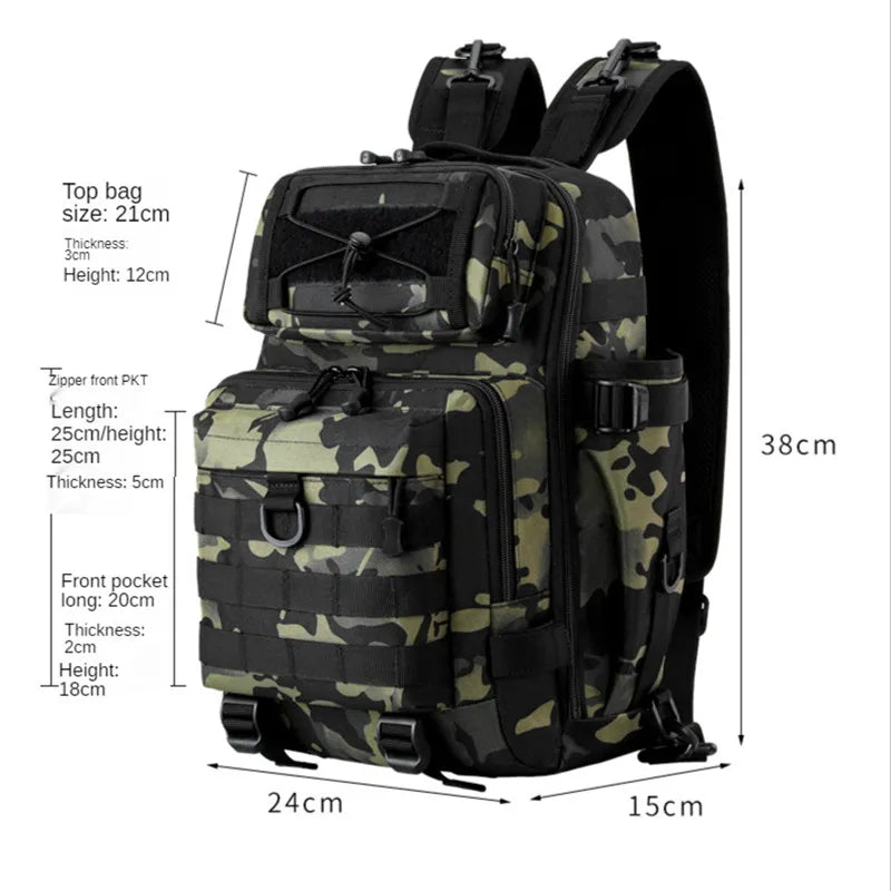 Large-Capacity Fishing Backpack