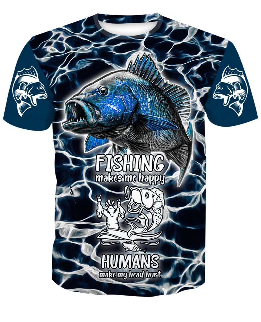 DNA Bass Fishing 3D Unisex T-shirt