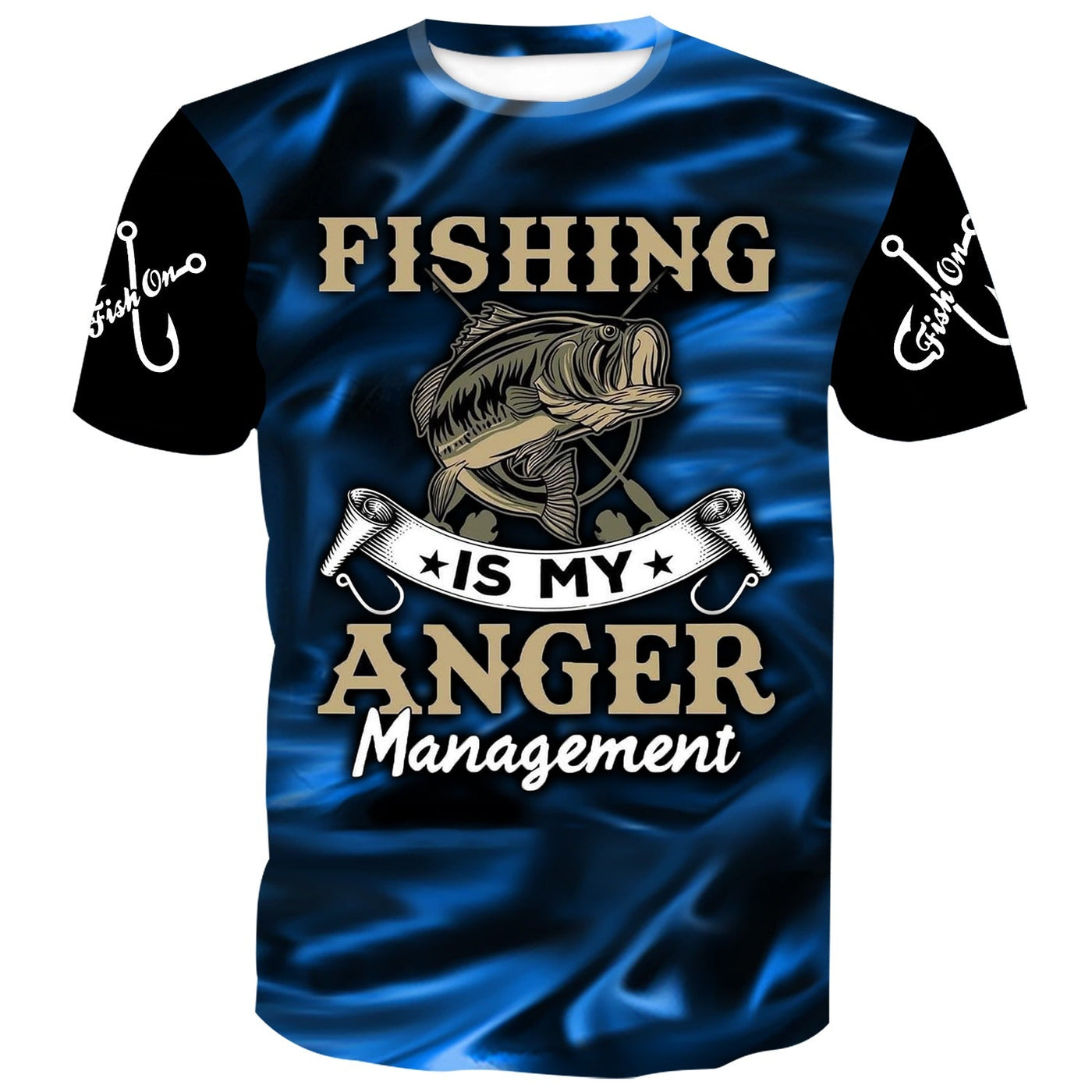 Fishing Is My Anger Management 3D Unisex T-shirt