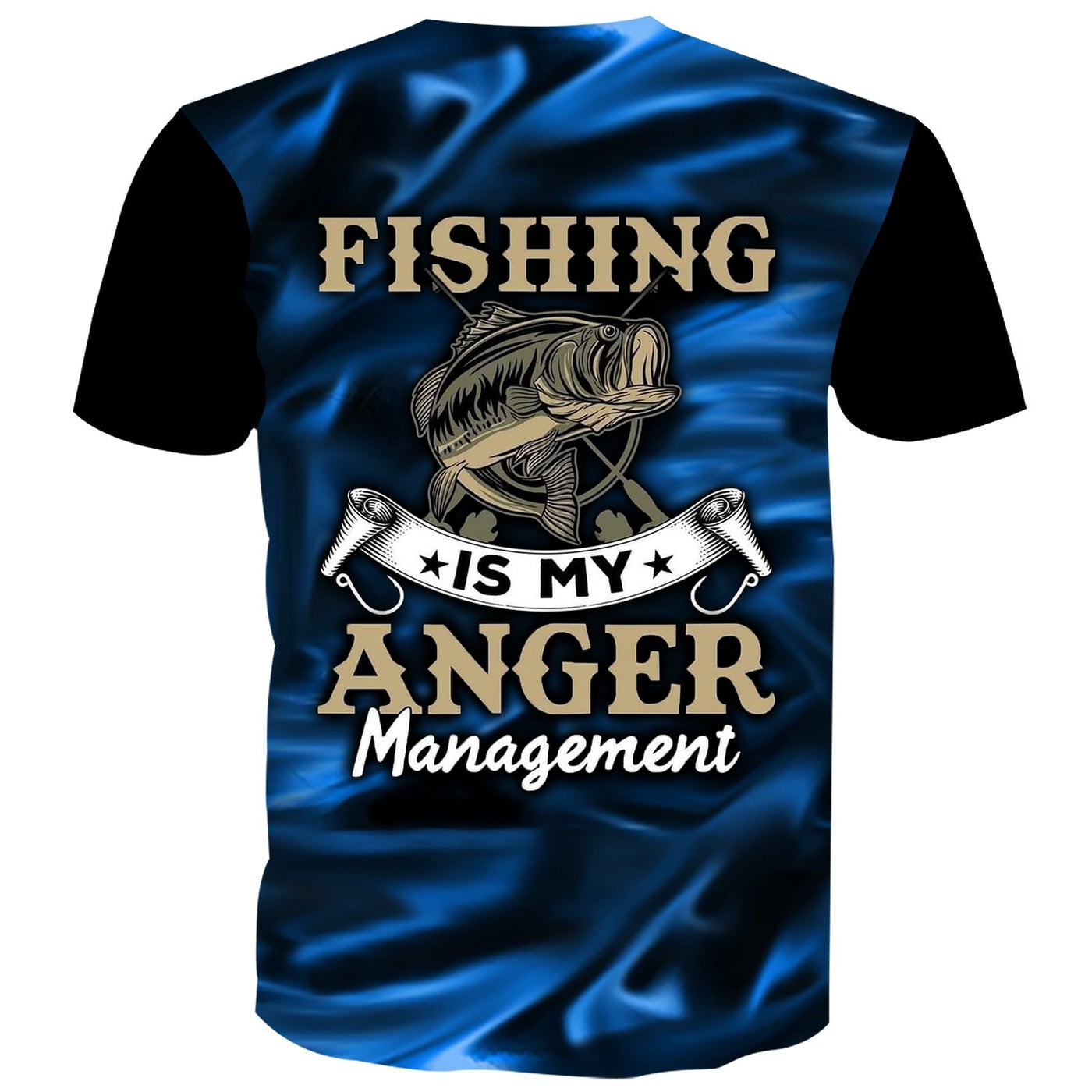 Fishing Is My Anger Management 3D Unisex T-shirt